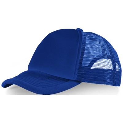 TRUCKER 5 PANEL CAP in Royal Blue & Royal Blue