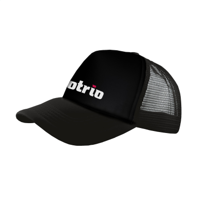 TRUCKER CAP in Black_&_Black