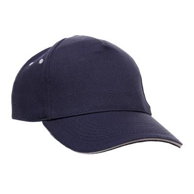 ULTIMATE SANDWICH PEAK 5 PANEL CAP In Navy