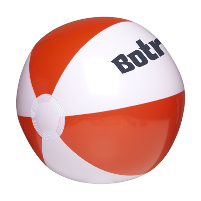 BEACHBALL Ø 27 CM in White & Red