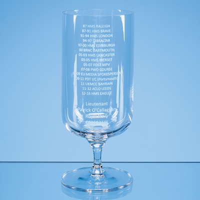 0,4LTR FOOTED BEER GLASS