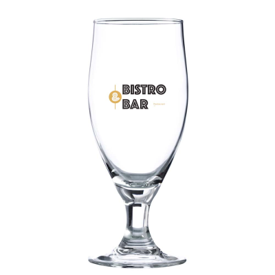 DUNKEL STEMMED BEER GLASS - HALF PINT (280ML & 9