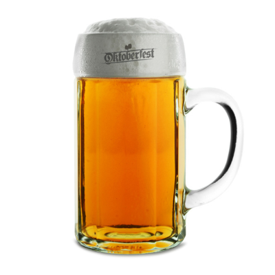 GERMAN BEER STEIN GLASS - 2 PINT (1