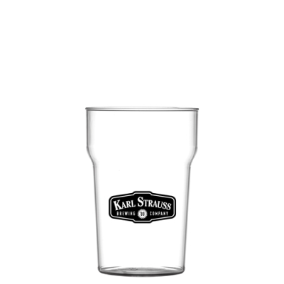 REUSABLE NONIC BEER GLASS (284ML & 10OZ & HALF PINT)