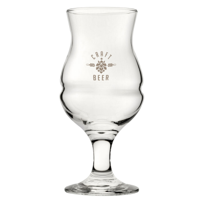 STEMMED WAVY SOMMELIER POKAL GLASS (400ML & 14OZ)