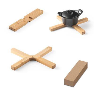 SHANDY BAMBOO POT STAND TRIVET