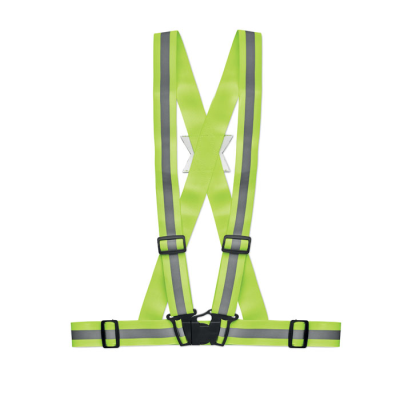 REFLECTIVE BODY BELT in Green