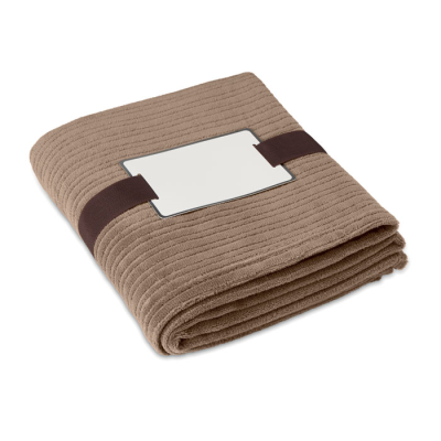 FLEECE BLANKET 240G in Khaki