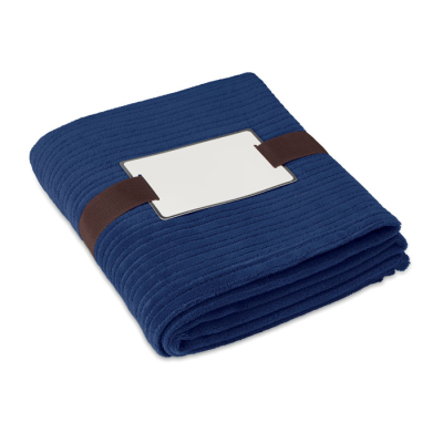 FLEECE BLANKET,240 GR & M2 in Blue