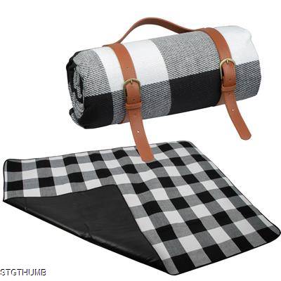 PICNIC BLANKET with Handle in Multicolored