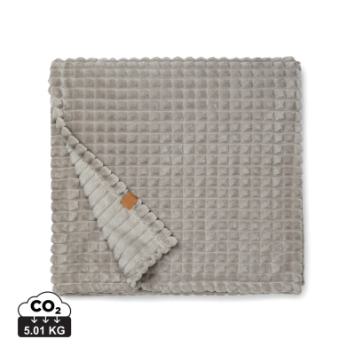 VINGA BRANSON GRS RECYCLED PET BLANKET in Grey