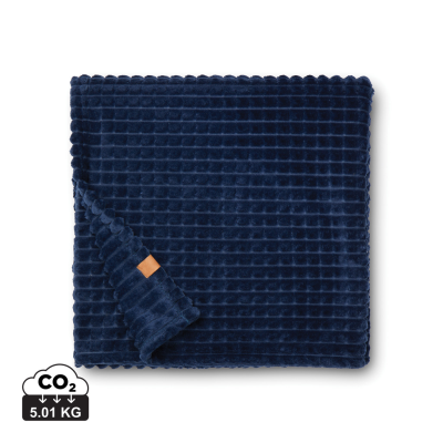 VINGA BRANSON GRS RPET BLANKET in Navy Blue