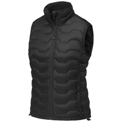 EPIDOTE WOMENS GRS RECYCLED THERMAL INSULATED DOWN BODYWARMER in Solid Black