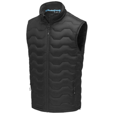 EPIDOTE MENS GRS RECYCLED THERMAL INSULATED DOWN BODYWARMER in Solid Black