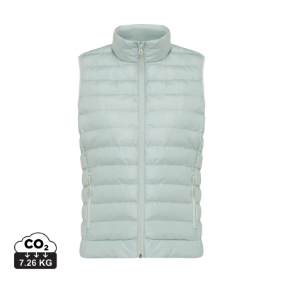 IQONIQ MERU LADIES RECYCLED POLYESTER BODYWARMER in Iceberg Green