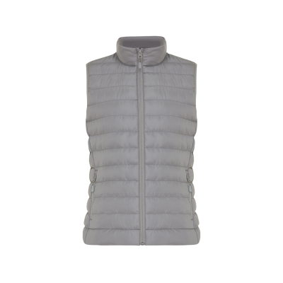 IQONIQ MERU LADIES RECYCLED POLYESTER BODYWARMER in Silver Grey