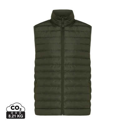 IQONIQ MERU MEN RECYCLED POLYESTER BODYWARMER in Khaki