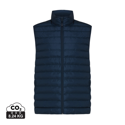 IQONIQ MERU MEN RECYCLED POLYESTER BODYWARMER in Navy