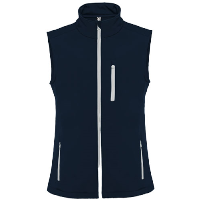 NEVADA UNISEX SOFTSHELL BODYWARMER in Navy Blue