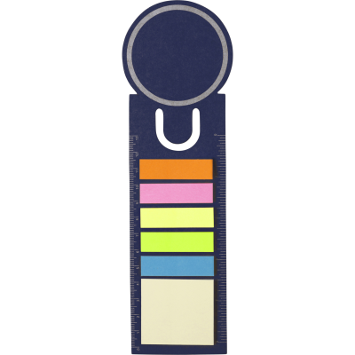 BOOKMARK AND STICKY NOTES in Blue