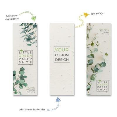 PLANTABLE SEEDS PAPER BOOKMARK