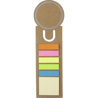 THE REGATTA - BOOKMARK AND STICKY NOTES in Brown