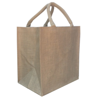 JUT6BB NATURAL SUSTAINABLE JUTE BAG - 6 BOTTLE INSERT