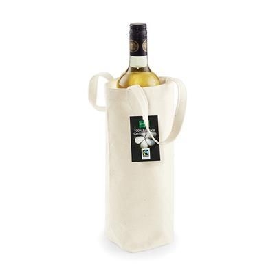 WESTFORD MILL FAIRTRADE SUSTAINABLE COTTON BOTTLE BAG