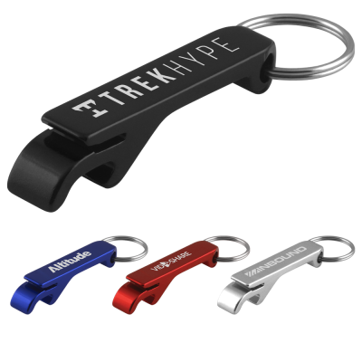 ALUMINIUM METAL VULCAN BOTTLE OPENER with Keyring