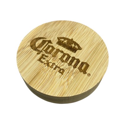 BAMBOO BOTTLE OPENER with Fridge Magnet