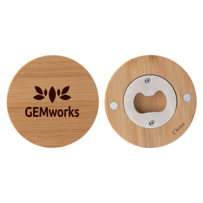 BAMBOO MAGNETIC BOTTLE OPENER