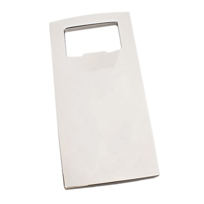 BOTTLE OPENER in Card Box Silvered Finish