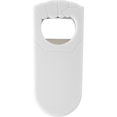 BOTTLE OPENER in White