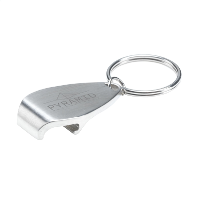 CARRERA OPENER  &  KEYRING in Silver