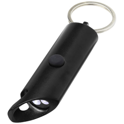 FLARE RCS RECYCLED ALUMINIUM METAL IPX LED LIGHT AND BOTTLE OPENER with Keyring Chain