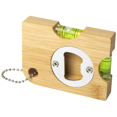 LEVO BAMBOO BOTTLE OPENER with Level in Natural