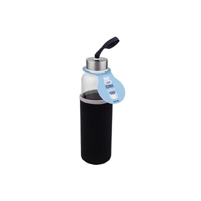 500 ML GLASS REUSABLE WATER BOTTLE