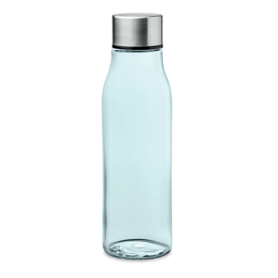 GLASS DRINK BOTTLE 500 ML in Blue