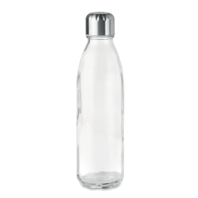 GLASS DRINK BOTTLE 650ML in White