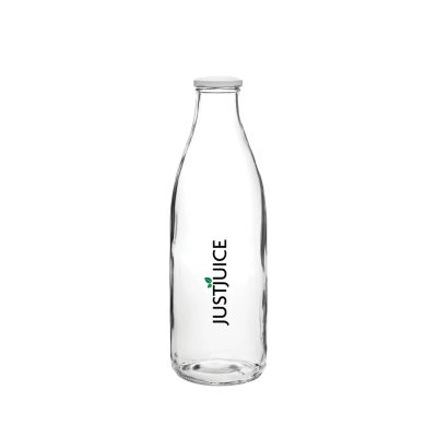 GLASS LARGE LIDDED WATER BOTTLE - 2 PINT (1 LITRE & 35OZ)