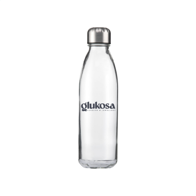 TOPFLASK GLASS 650 ML DRINK BOTTLE in Transparent