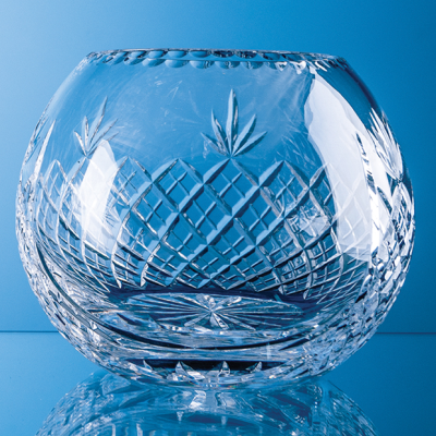 20CM LEAD CRYSTAL PANELLED ROUND BOWL