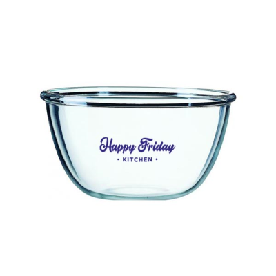 COCOON GLASS SERVING BOWL (180MM)