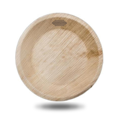 DEEP ROUND PALM LEAF PLATE (20CM)