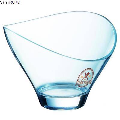 JAZZED GLASS DESSERT BOWL 250ML/8