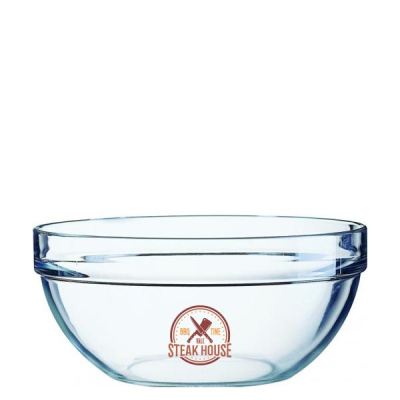 STACKING MIXING GLASS SALAD BOWL (170MM)