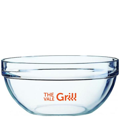 STACKING MIXING GLASS SALAD BOWL (290MM)