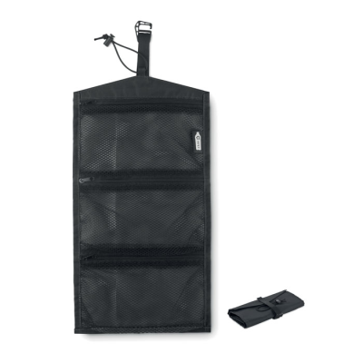 210RPET TRAVEL CABLE ORGANIZER in Black