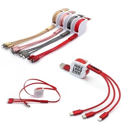 3-IN-1 RETRACTBLE MULTIPLE CHARGER CABLE