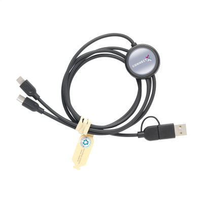 CHARGER CABLE RCS RECYCLED ABS-TPE in Black